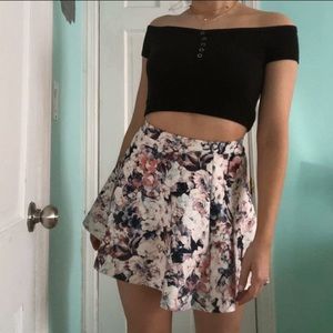 cute floral skater skirt